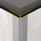 Profiel Buitenhoek Zilvergrijs