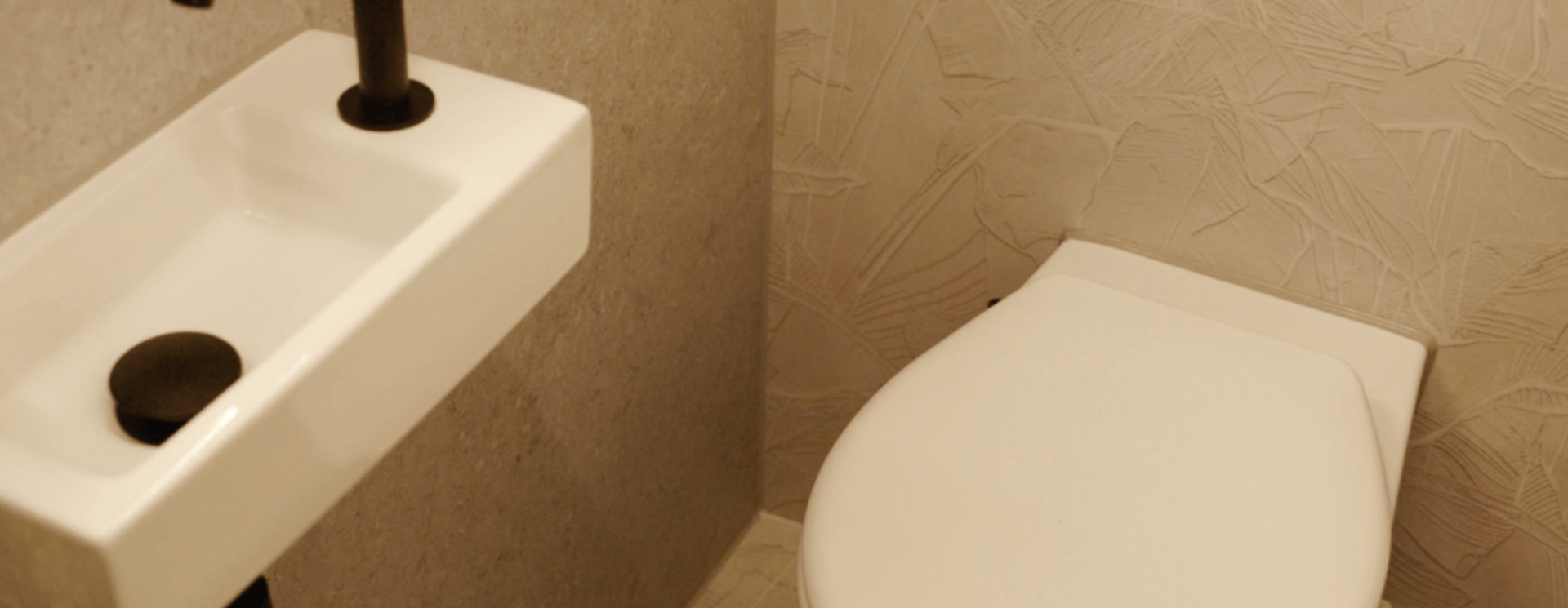 Elegant en huiselijk toilet