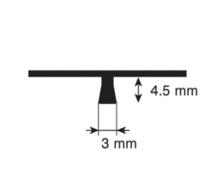 Profiel Type-T Slim Zilvergrijs 2