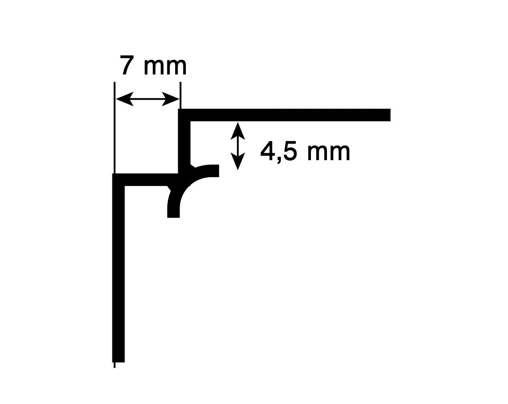 Profiel Binnenhoek Slim Zilvergrijs 3