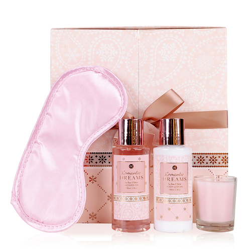 Romantic dreams Badset ROMANTIC DREAMS - met strik – Tea rose & Velvet Romantic dreams Badset ROMANTIC DREAMS - met strik – Tea rose & Velvet