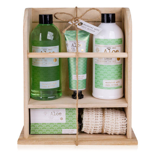 Premium Collection Bad cadeau in houten display - Premium Collection - Aloe Vera Premium Collection Bad cadeau in houten display - Premium Collection - Aloe Vera