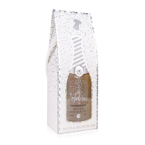 Let's Celebrate Grappig Champagne bad cadeau - Let's Celebrate - Wit & Zilver Let's Celebrate Grappig Champagne bad cadeau - Let's Celebrate - Wit & Zilver