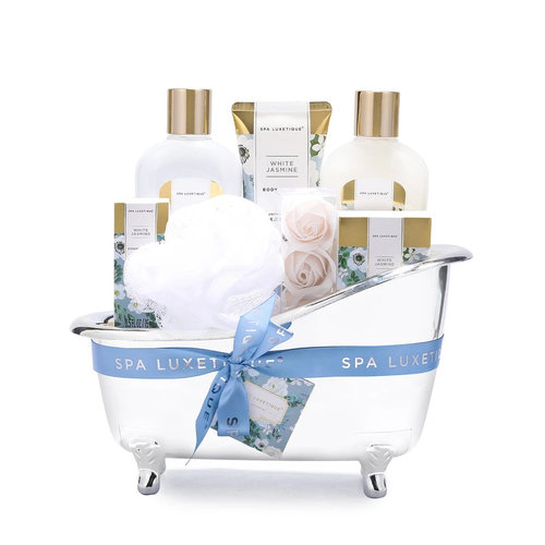 Spa Luxetique Wellness pakket in grote badkuip - White Jasmine - Heerlijk geschenkpakket