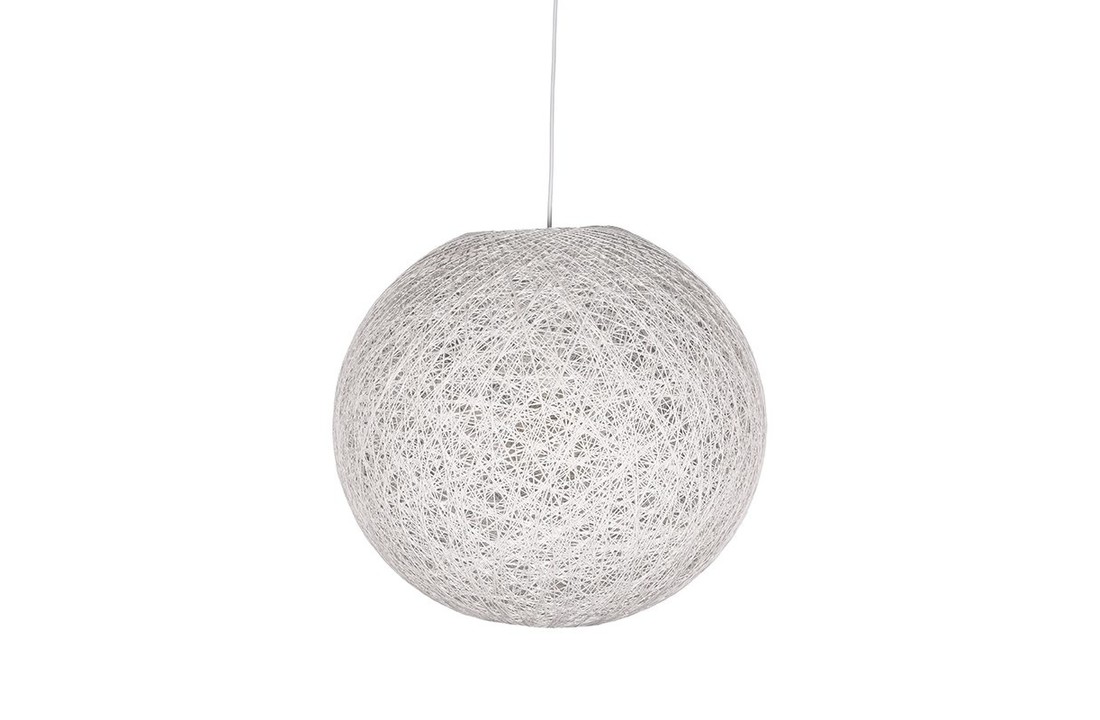 LABEL51 Hanglamp Twist - Wit - Vlas - L