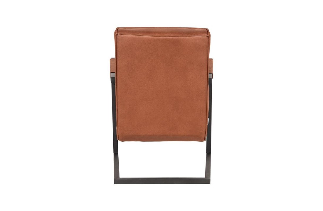 LABEL51 Fauteuil Milo - Cognac - Microfiber