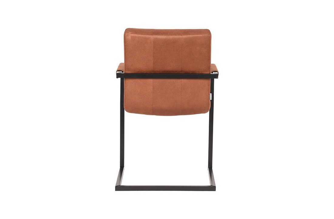 LABEL51 Eetkamerstoel Denmark - Cognac - Microfiber