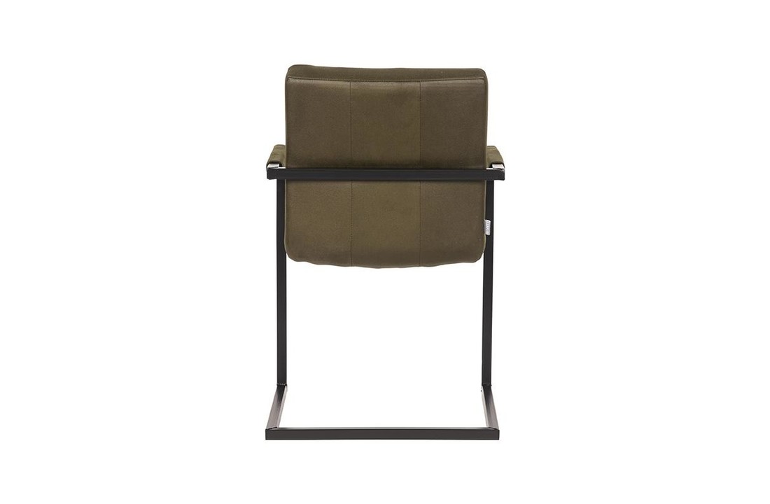 LABEL51 Eetkamerstoel Denmark - Army green - Microfiber
