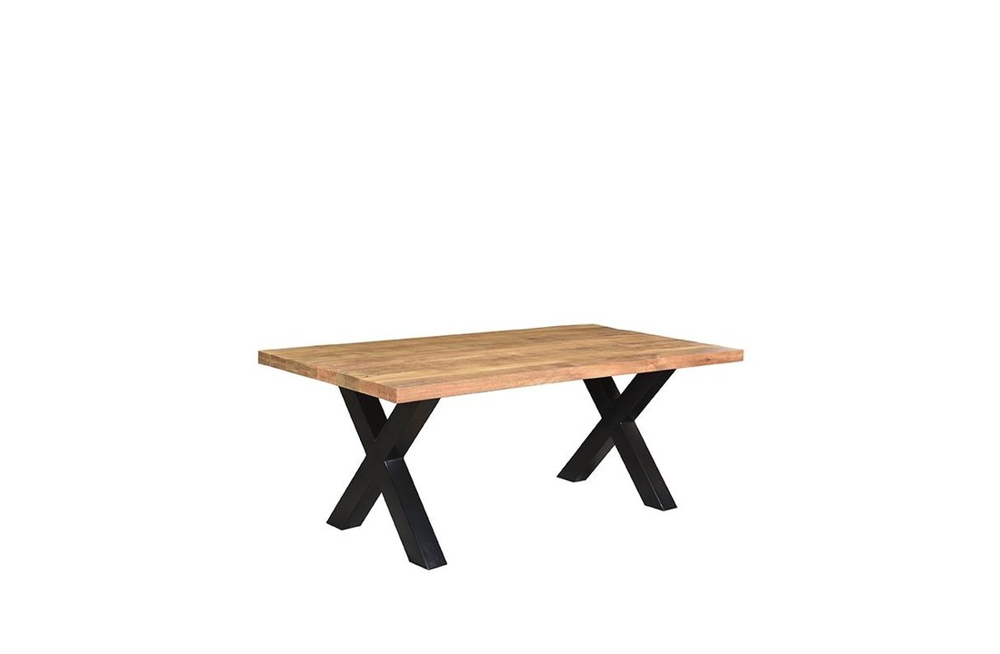 LABEL51 Eetkamertafel Zino - Rough - Mangohout - 240x100 cm