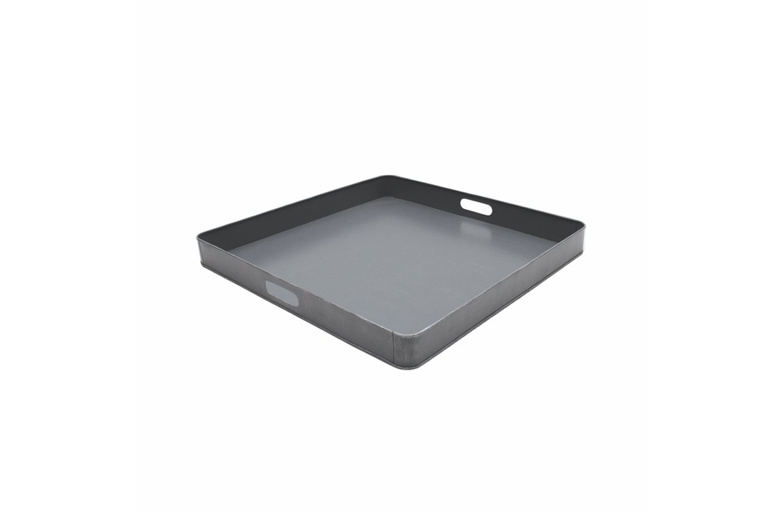 LABEL51 Tray - Antiek grijs - Metaal - 75 cm