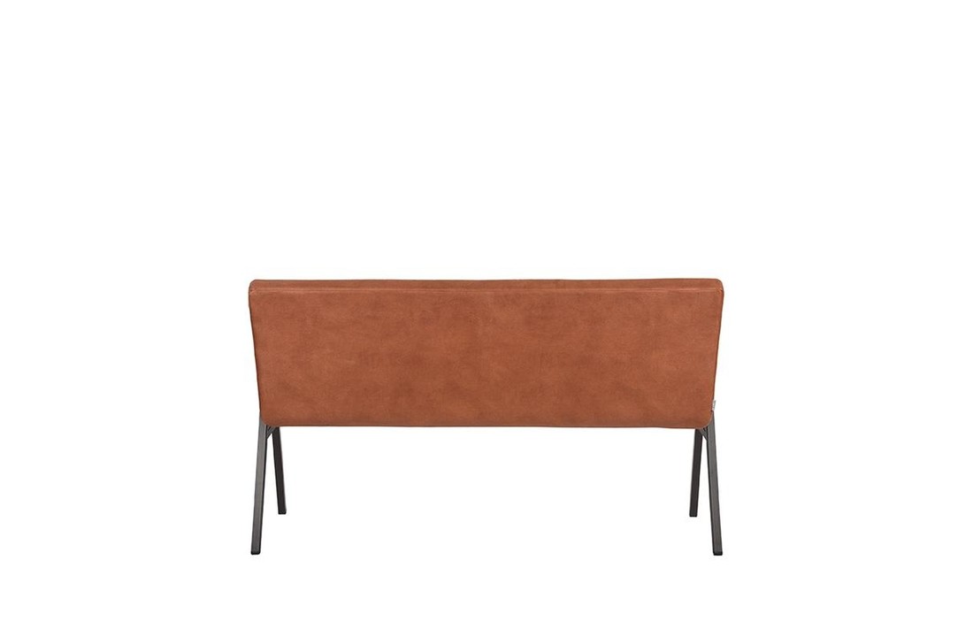 LABEL51 Eetkamerbank Matz - Cognac - Microfiber - 145 cm