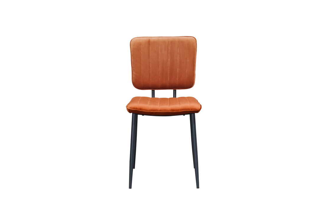 Eetkamerstoel - Brix Harvey Copper Velvet