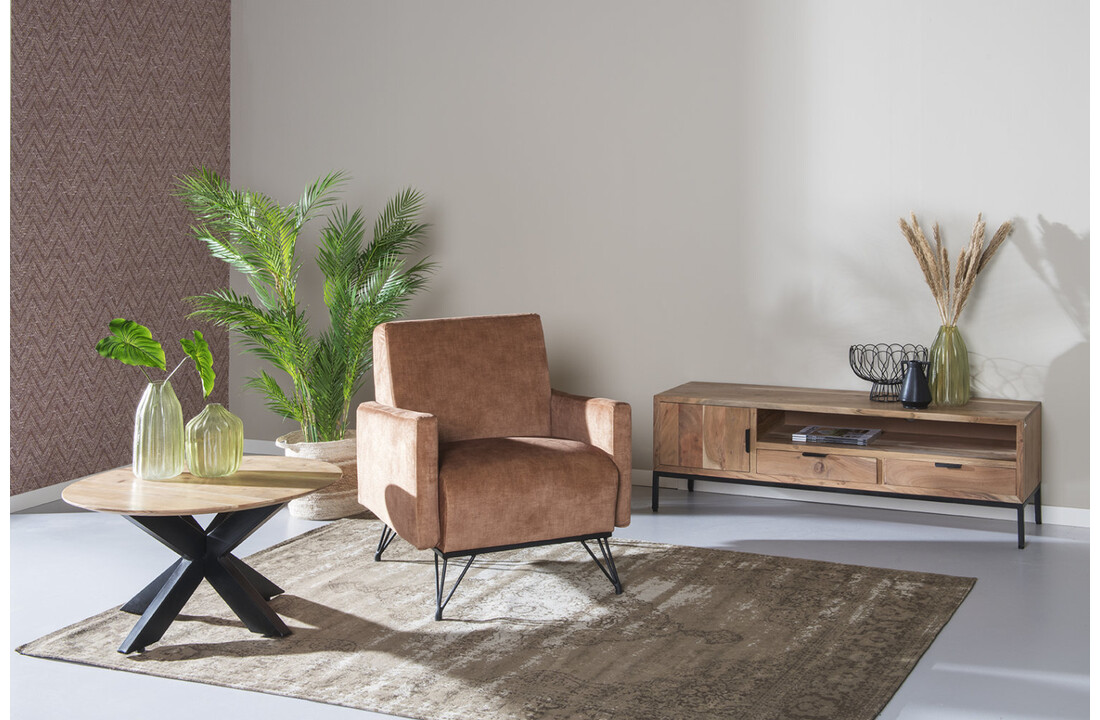 Eettafel - Oslo Round Acasia 80 cm