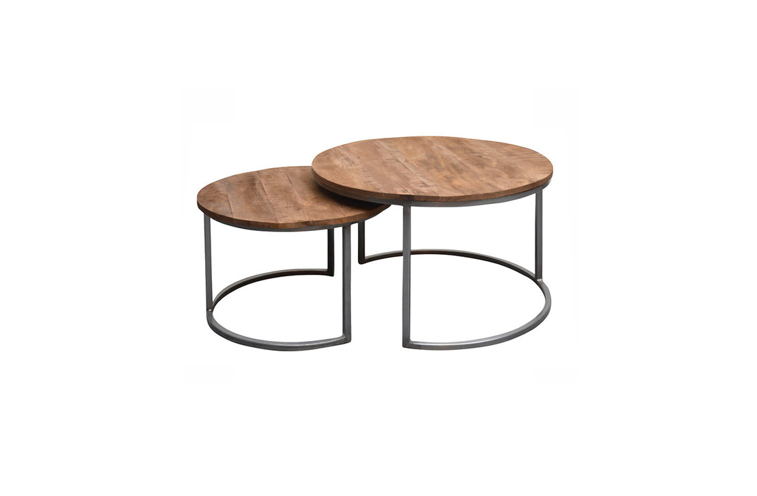 Salontafel - Brix Jamie Metal Set van 2