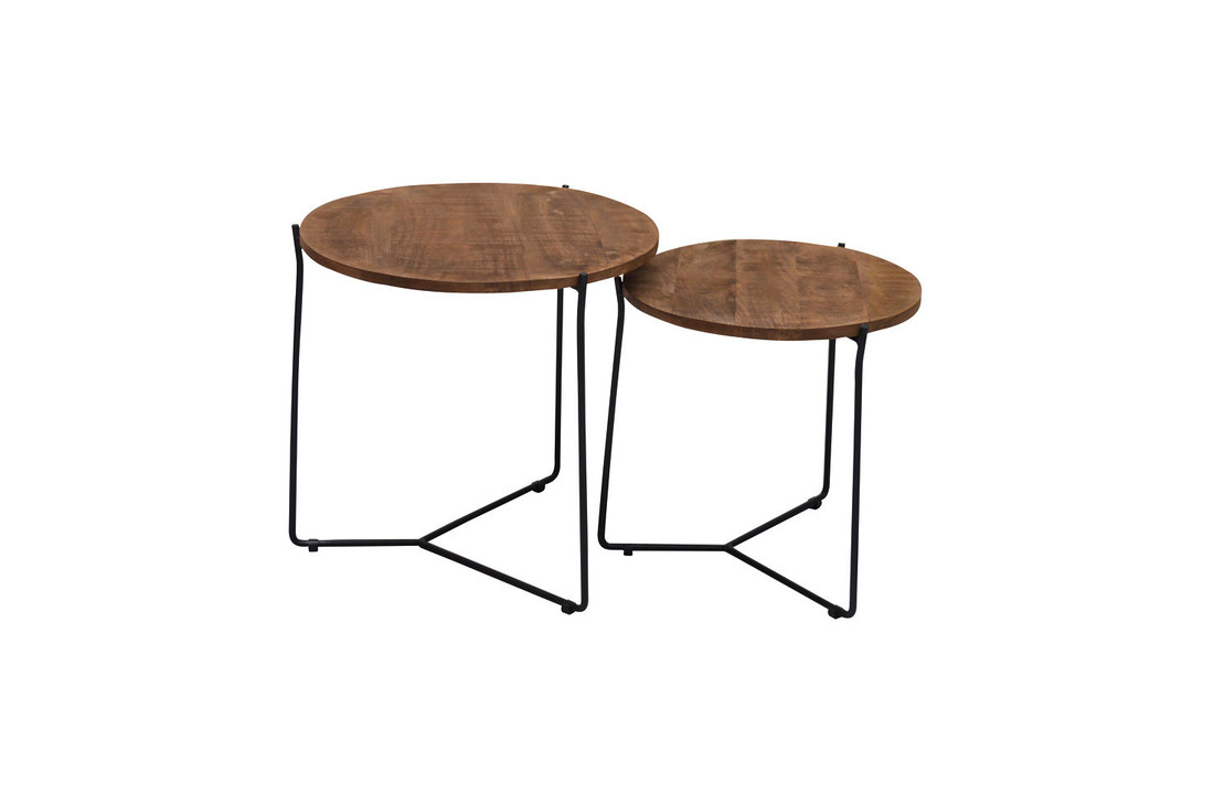 Salontafel - Brix Mason Black Set van 2