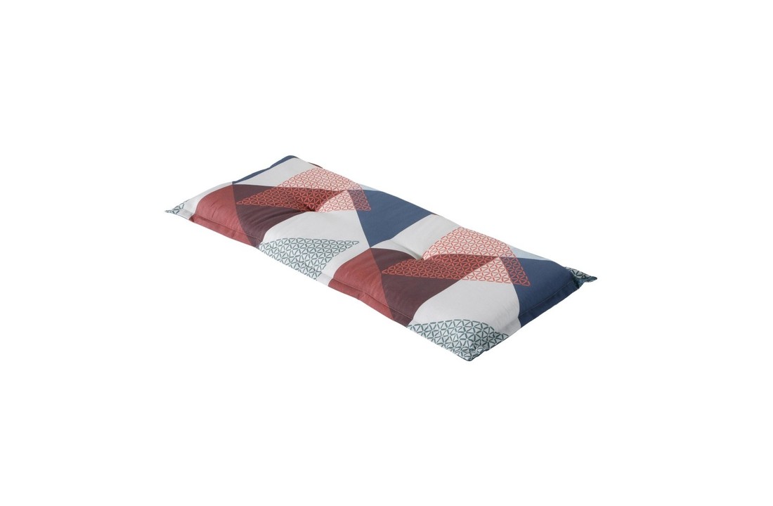 Madison Bankkussen 150cm Triangle blue 150x48