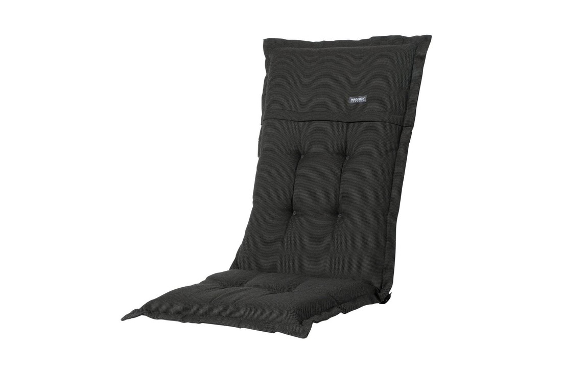 Madison Kussen lage rug Rib black