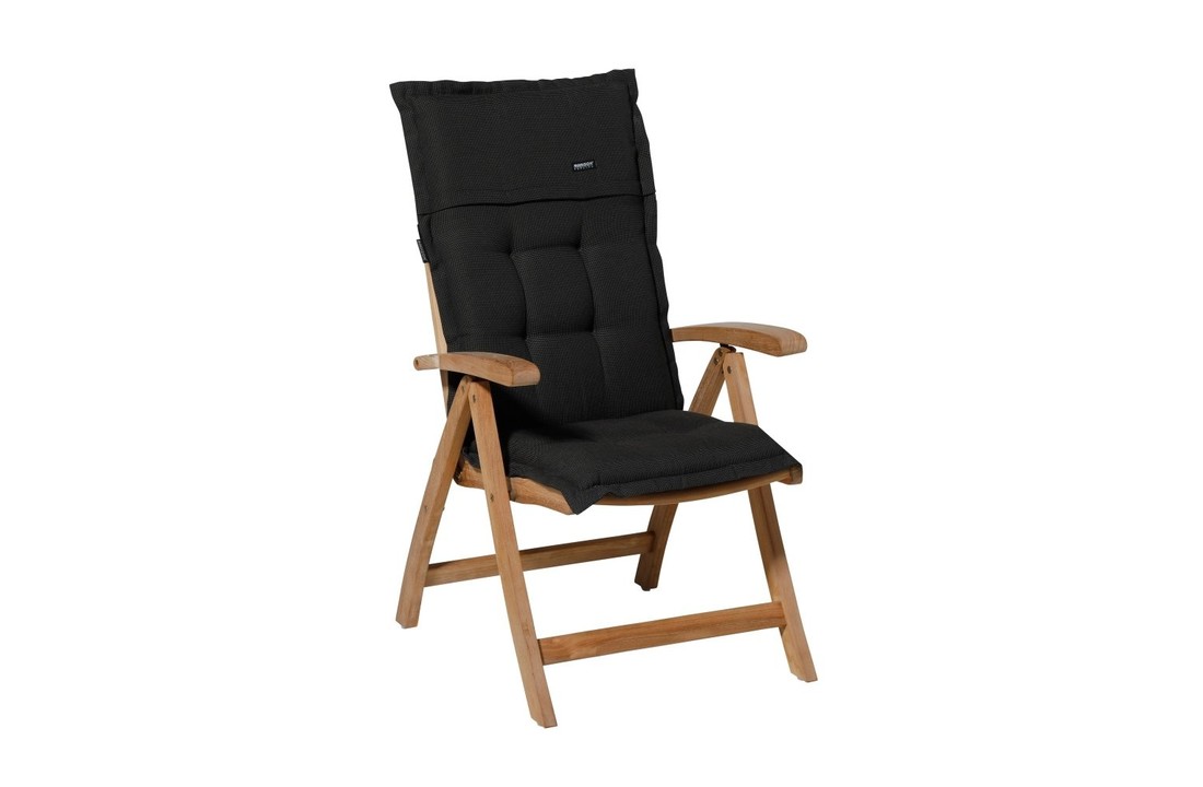 Madison Kussen lage rug Rib black