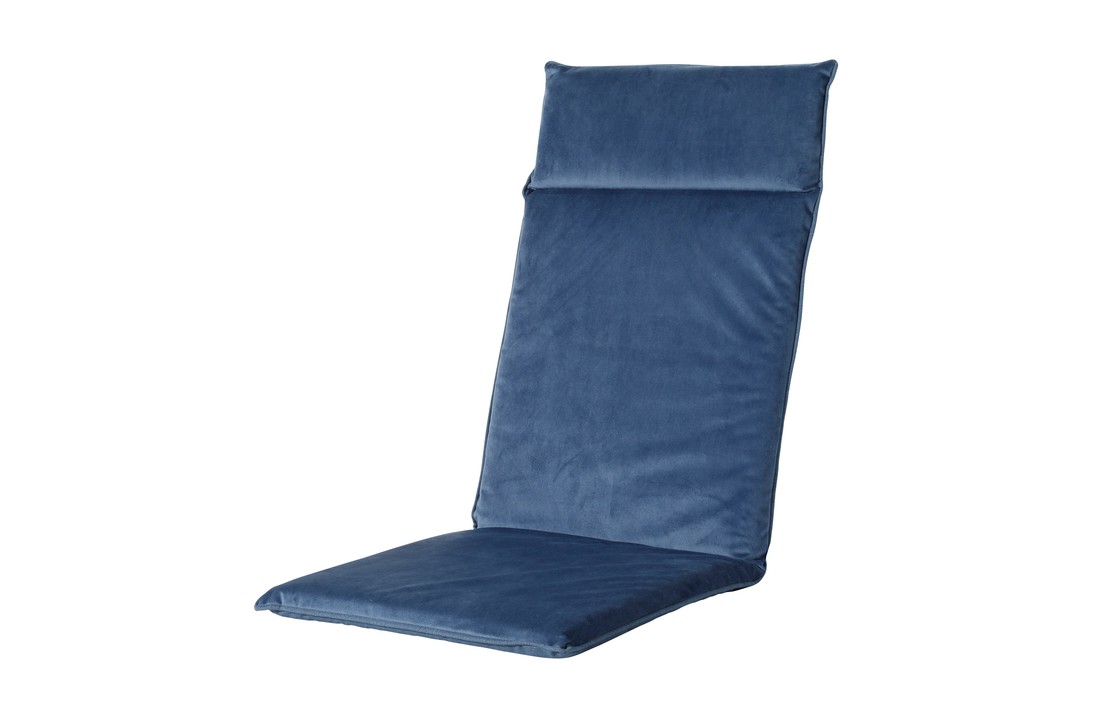 Madison Kussen lage rug outdoor Velvet blue/panama safier blue 105x50