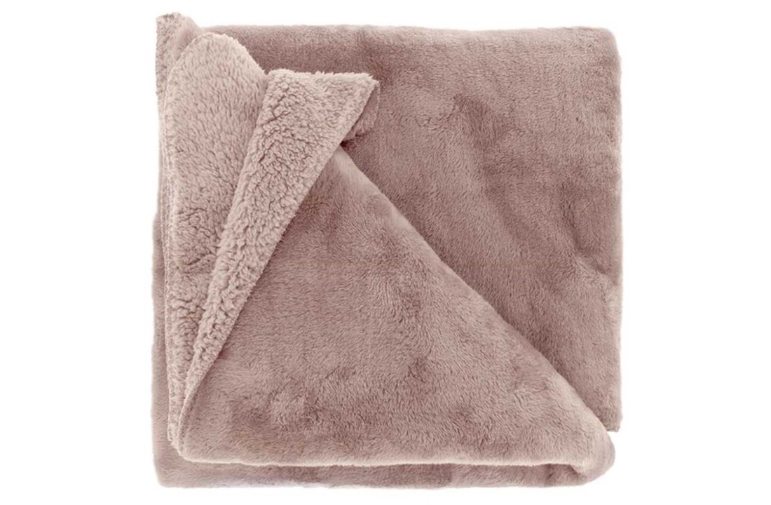 Unique Living | Plaid Torvah 150x200cm old pink
