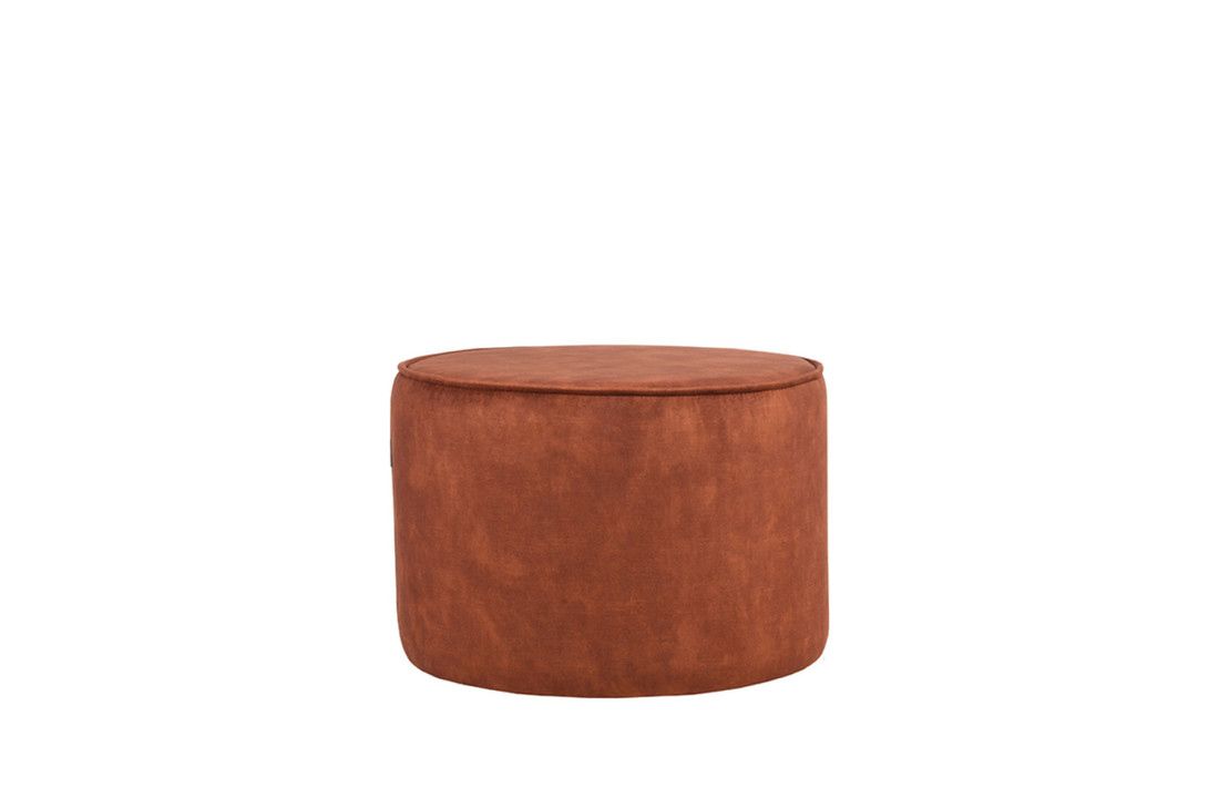 LABEL51 Poef Tibo - Rust - Velours