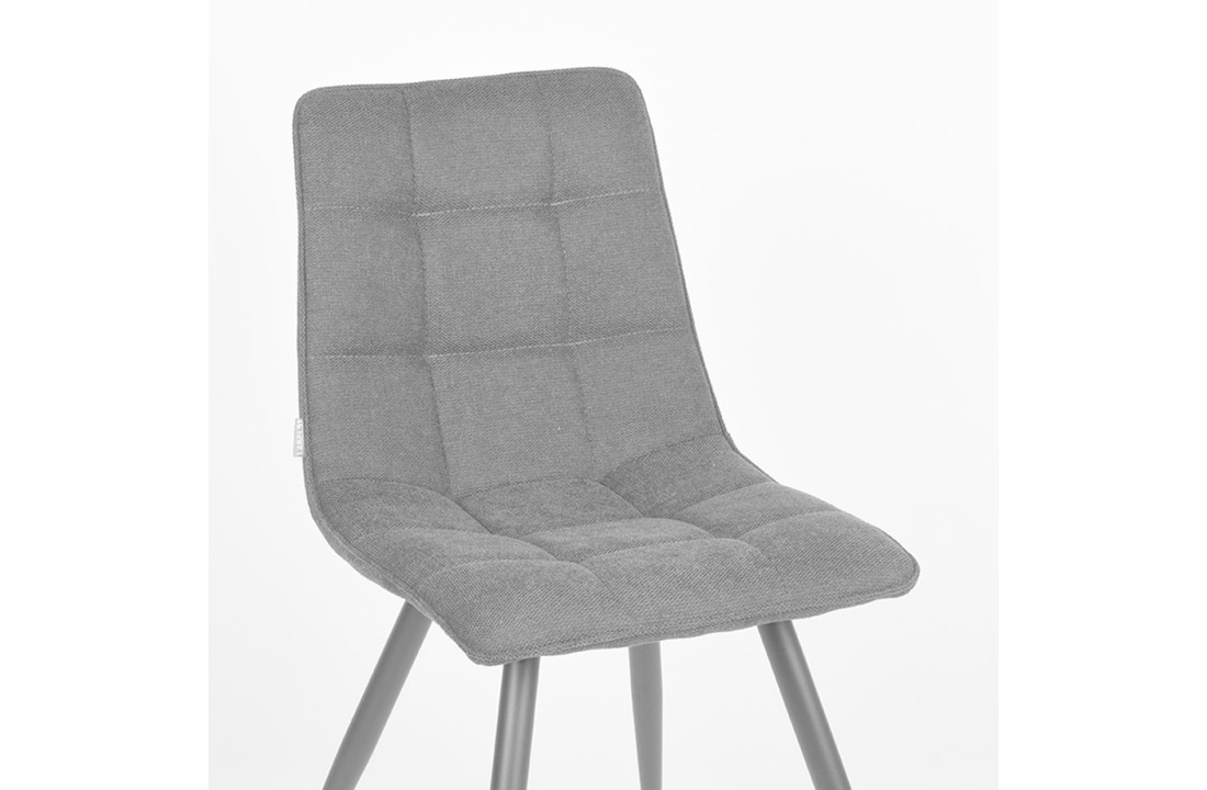 LABEL51 Eetkamerstoel Jelt - Antraciet - Weave