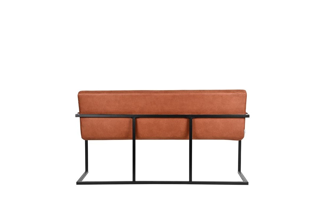 LABEL51 Eetkamerbank Denmark - Cognac - Microfiber - 155 cm
