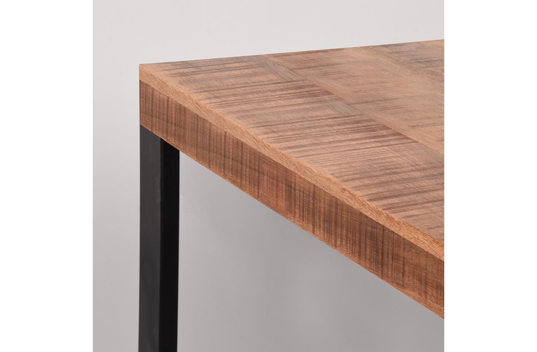 LABEL51 Eetkamertafel Glasgow - Rough - Mangohout - 160x90 cm