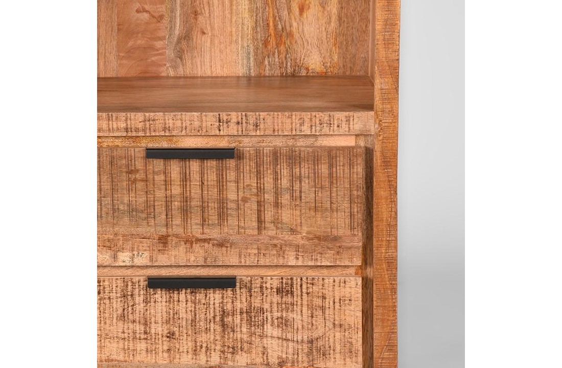 LABEL51 Boekkast Glasgow - Rough - Mangohout
