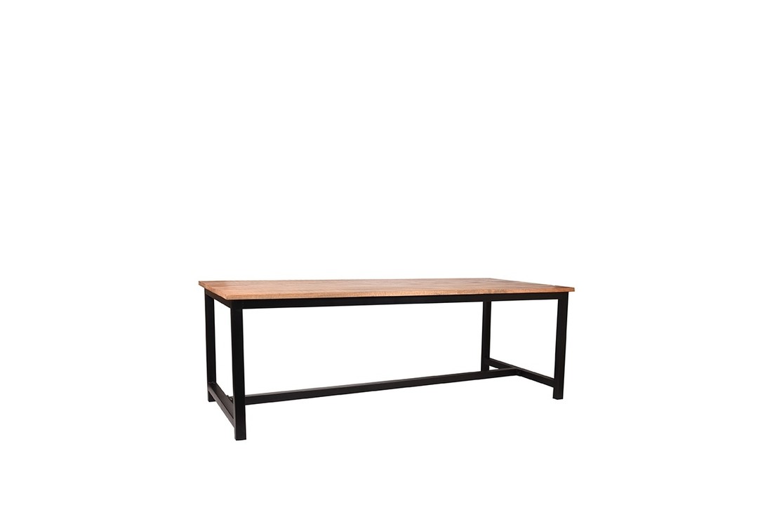 LABEL51 Eetkamertafel Ghent - Rough - Mangohout - 240x100 cm