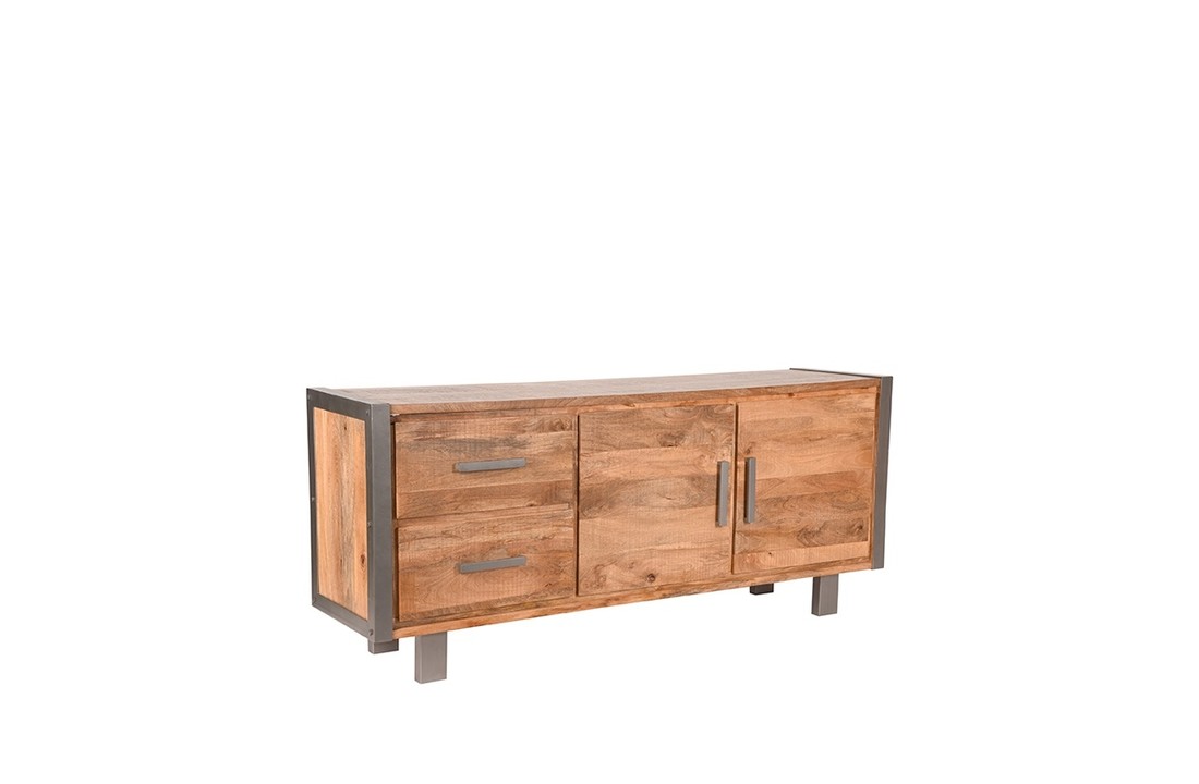 LABEL51 Dressoir Factory - Rough - Mangohout - 180 cm