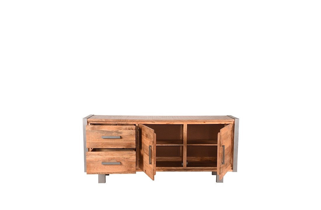 LABEL51 Dressoir Factory - Rough - Mangohout - 180 cm