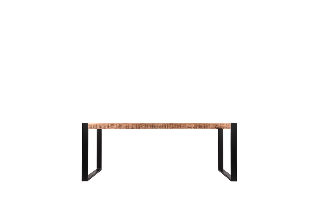 LABEL51 Eetkamertafel Brussels - Rough - Mangohout - 240x100 cm