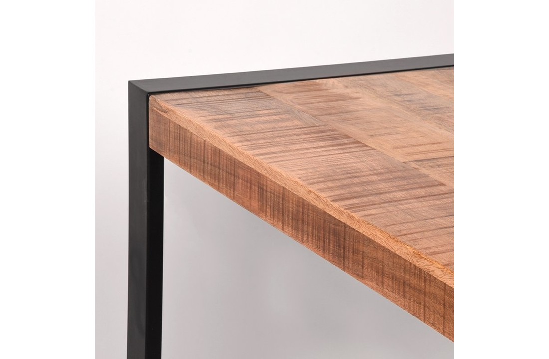 LABEL51 Eetkamertafel Brussels - Rough - Mangohout - 240x100 cm