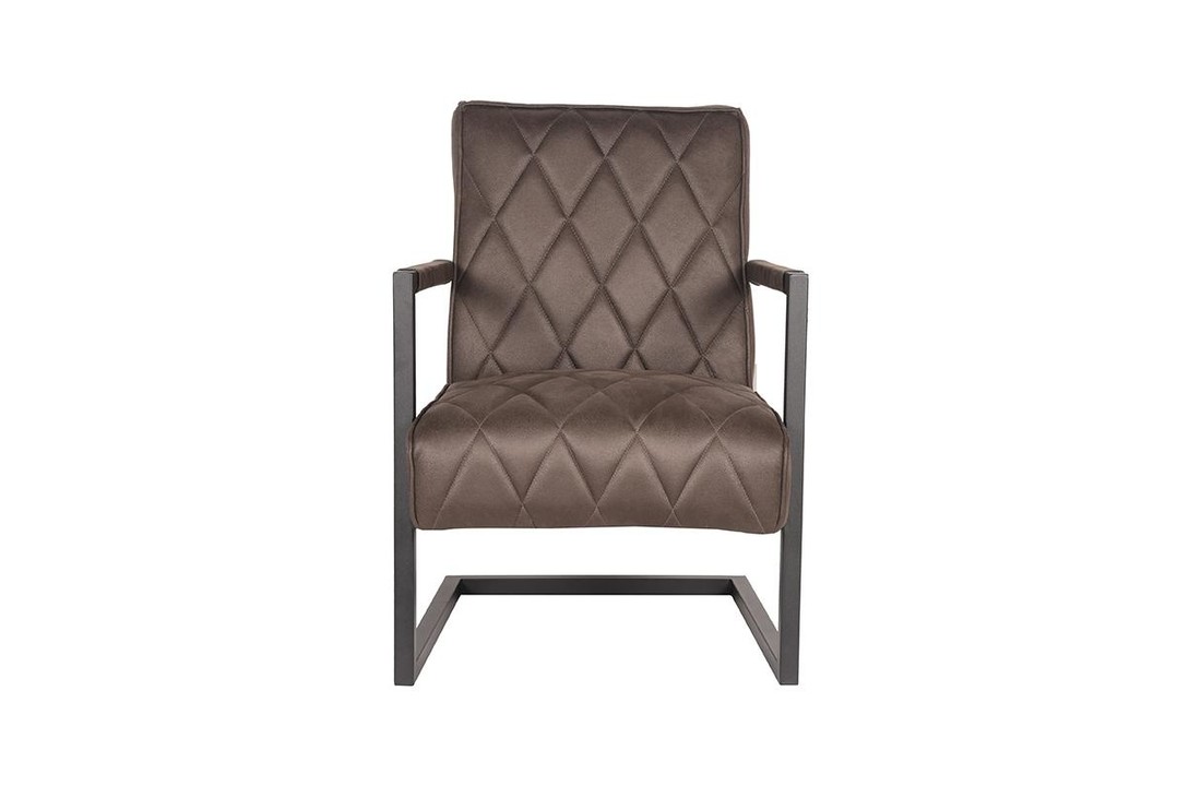 LABEL51 Fauteuil Denmark - Antraciet - Microfiber