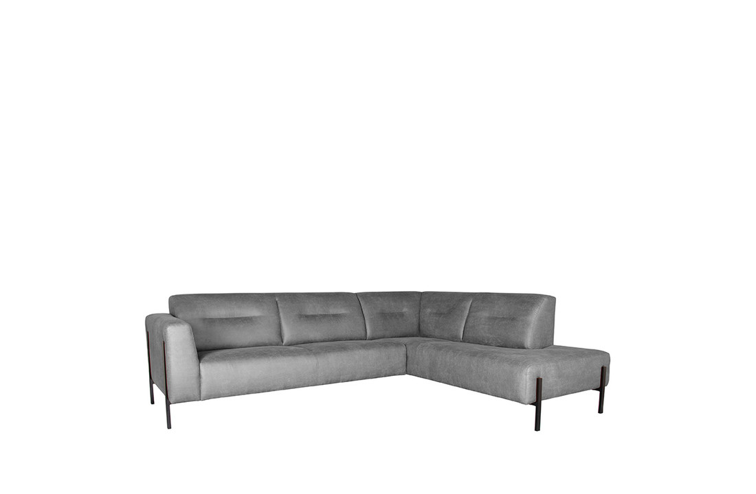 LABEL51 Bank Napoli - Grijs - Microfiber