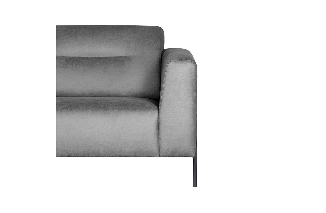LABEL51 Bank Napoli - Grijs - Microfiber