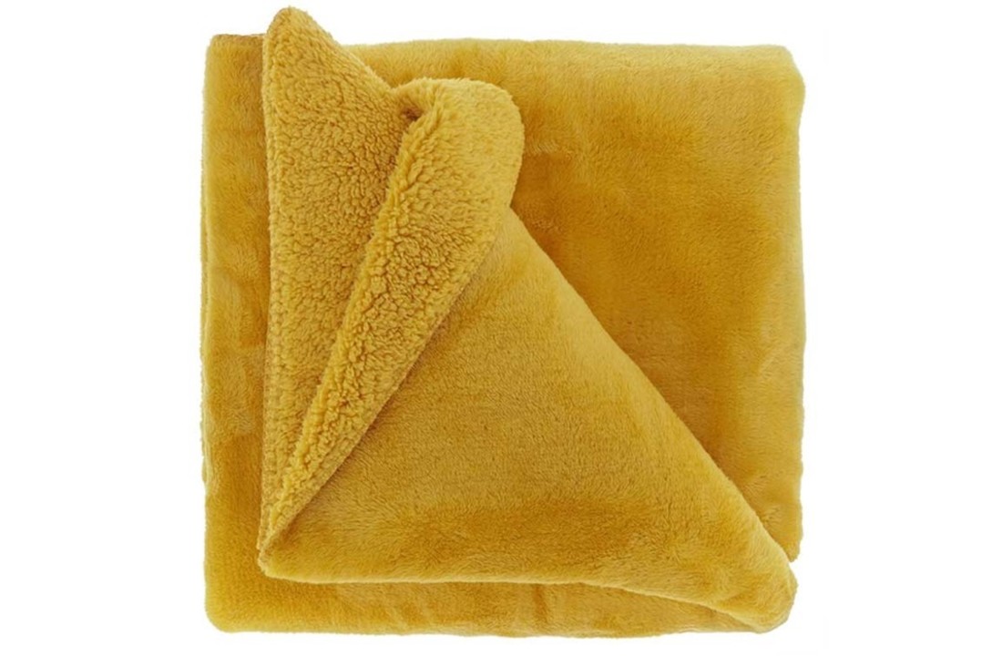 Unique Living | Plaid Torvah 150x200cm bamboo yellow