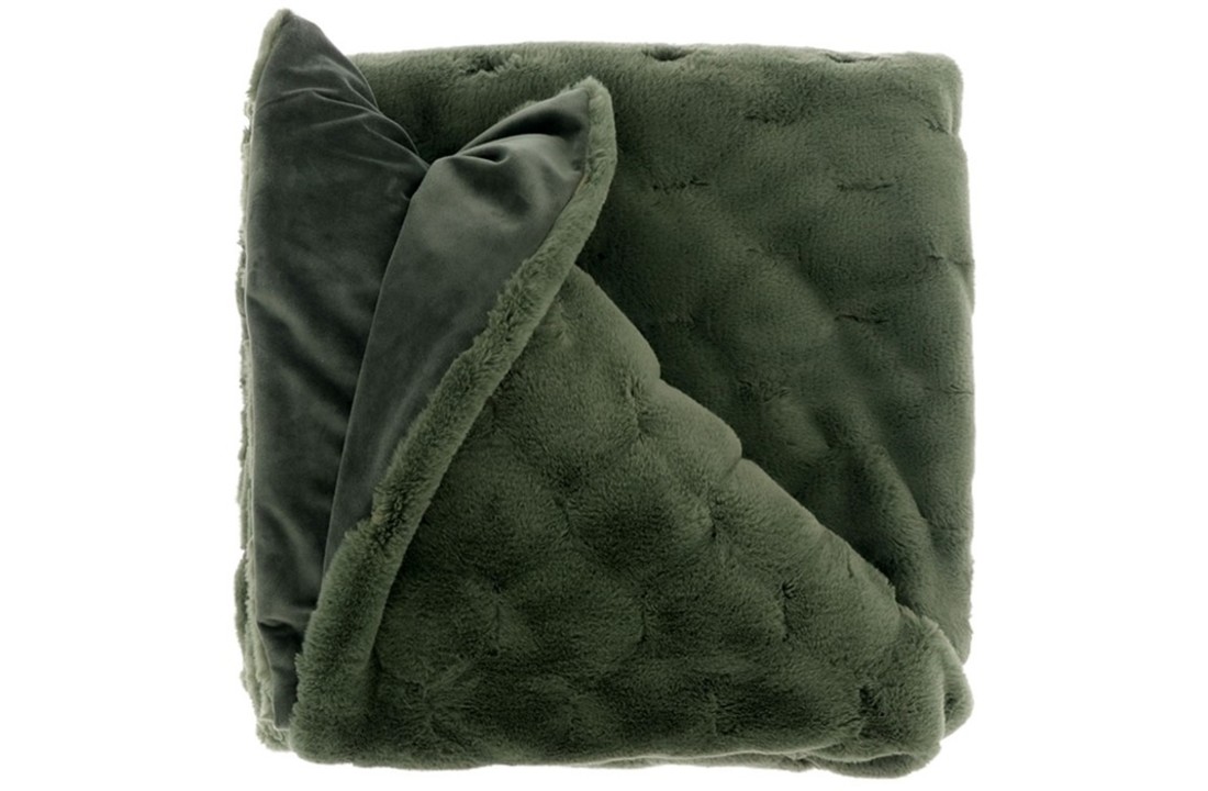Unique Living | Plaid Quincy 150x200cm deep green