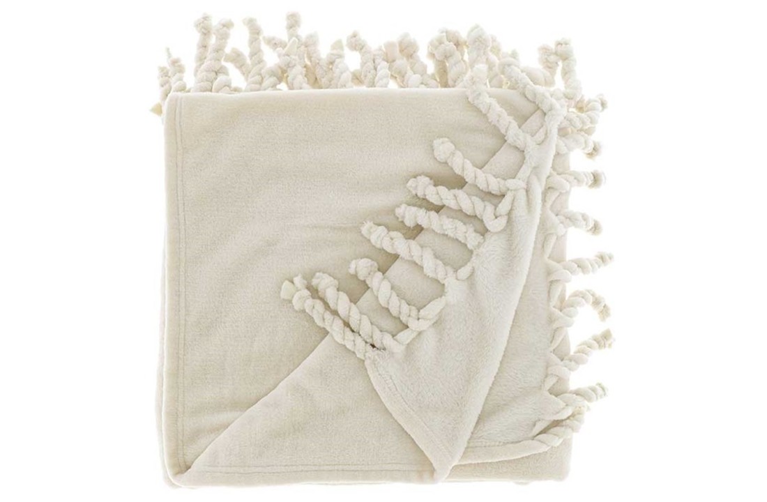 Unique Living | Plaid Lieke 130x160cm ivory