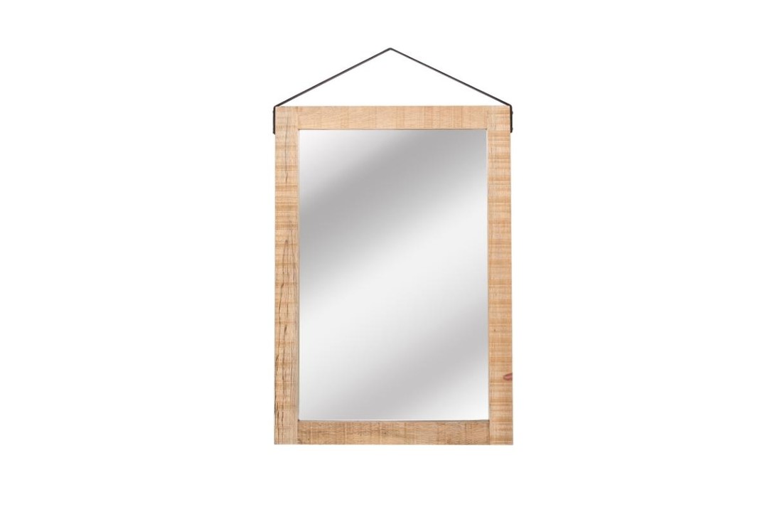 LABEL51 Spiegel - Naturel - Mangohout - 70x100 cm