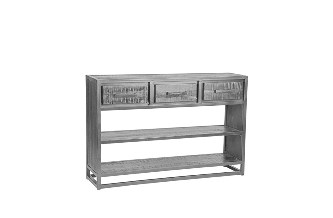 LABEL51 Sidetable Chili - Zwart - Mangohout