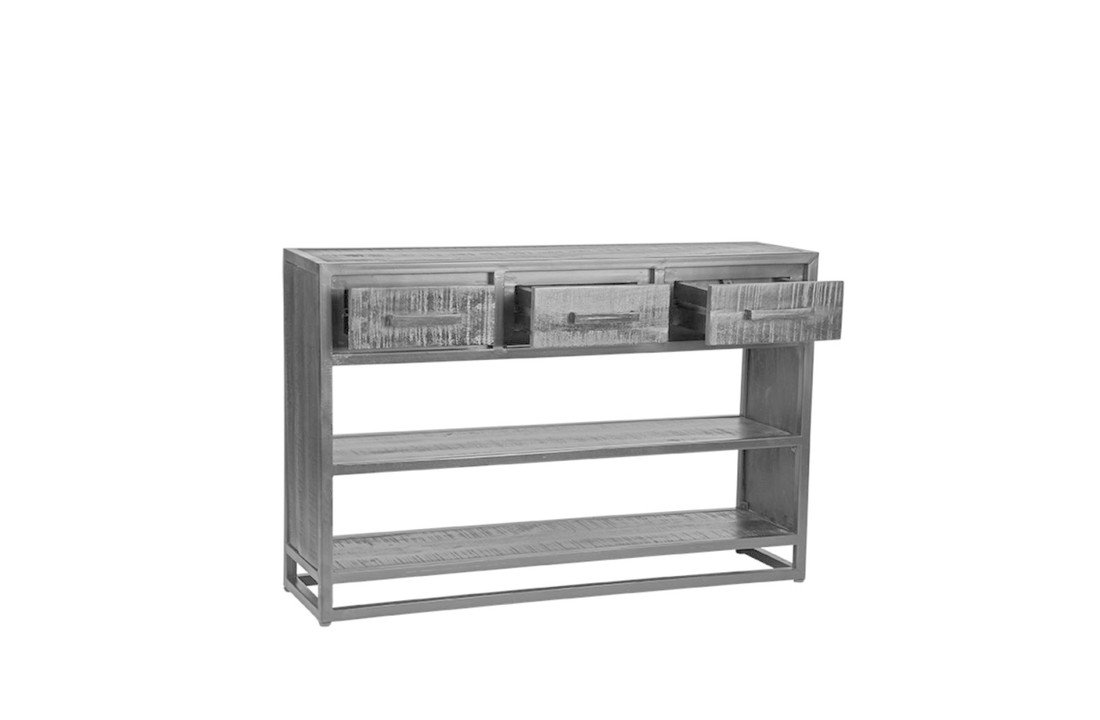 LABEL51 Sidetable Chili - Zwart - Mangohout