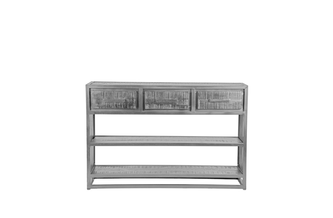 LABEL51 Sidetable Chili - Zwart - Mangohout