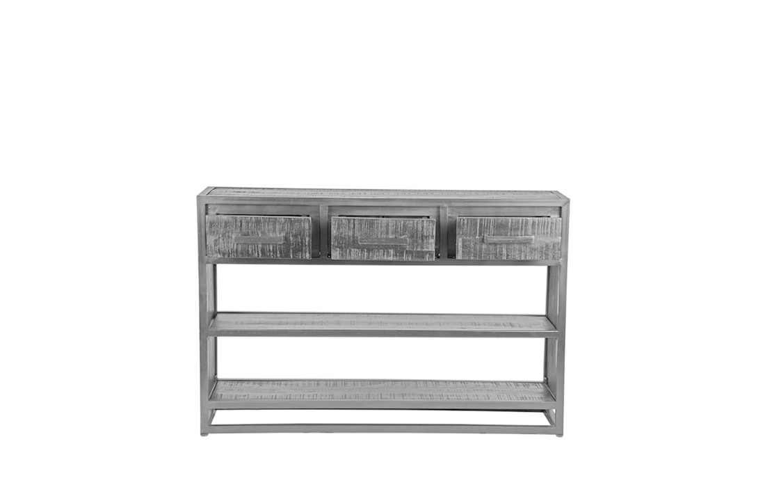 LABEL51 Sidetable Chili - Zwart - Mangohout