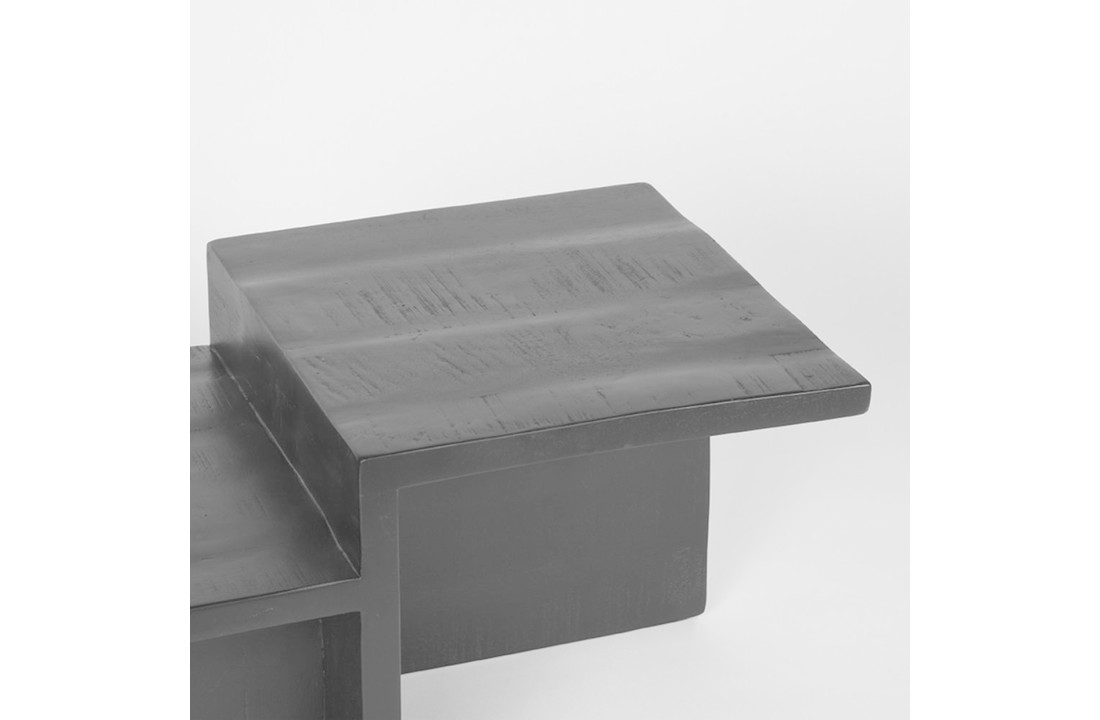 LABEL51 Salontafel Skip - Zwart - Mangohout