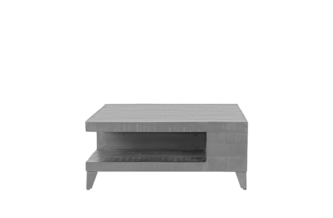 LABEL51 Salontafel Bloc - Zwart - Mangohout