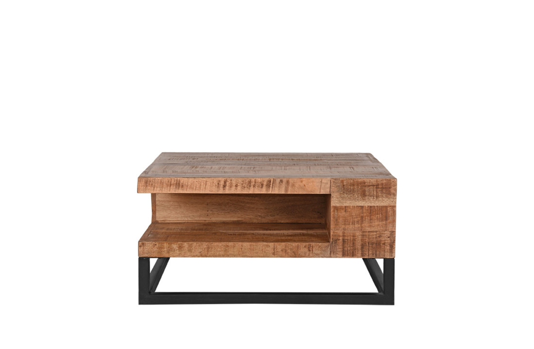 LABEL51 Salontafel Cube - Rough - Mangohout