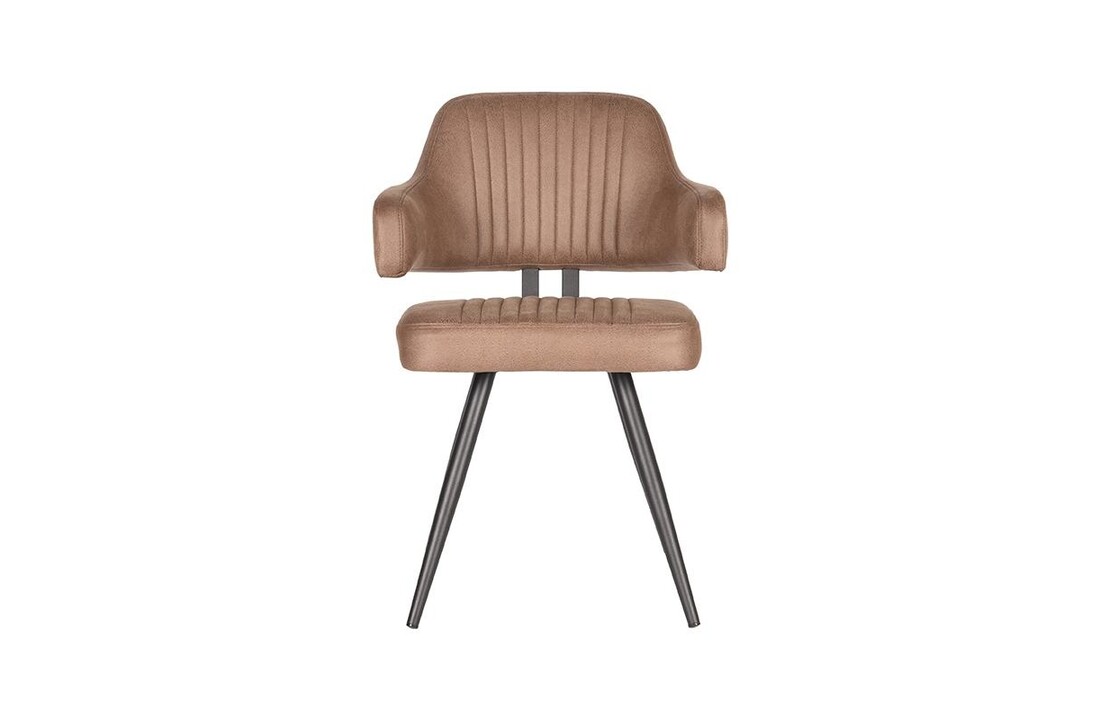 LABEL51 Eetkamerstoel Olav - Stone - Microfiber