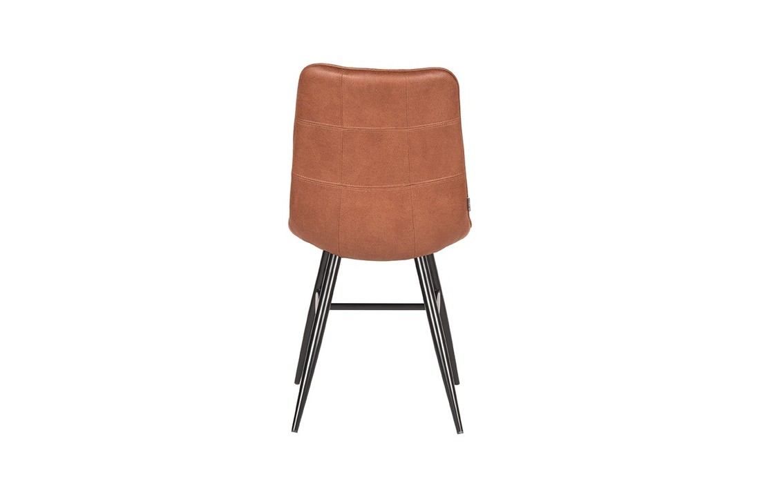 LABEL51 Eetkamerstoel Otis - Cognac - Microfiber